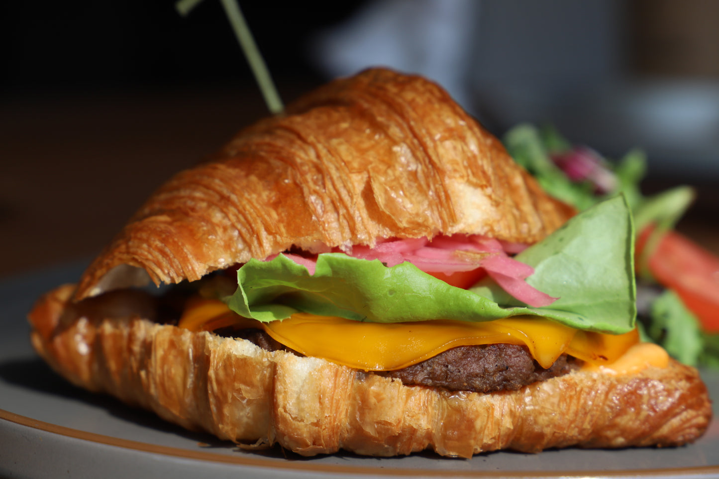 The Vegan Plain Croissant Box: Artisanal Baked Goodness