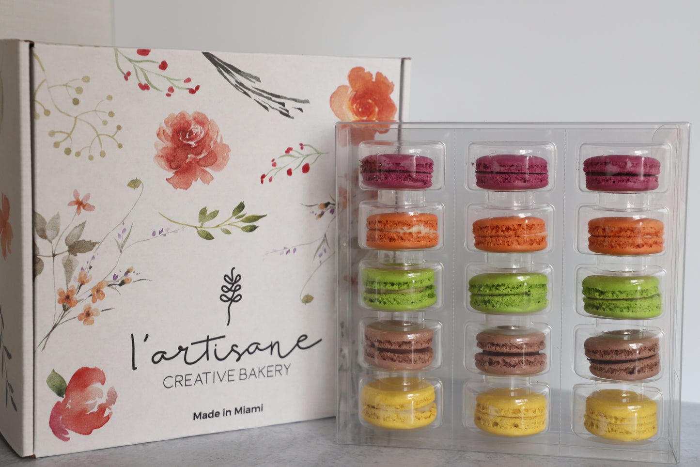 Indulge in a sweet, vegan treat with L'Artisane Creative Bakery's nationwide shipping macaron box.